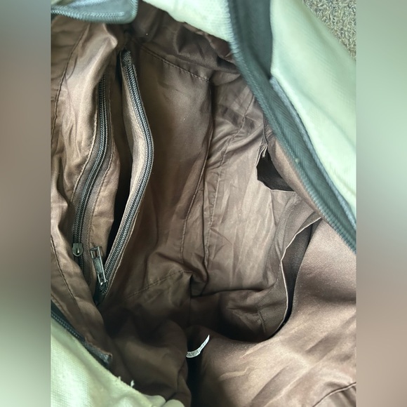 Wxnow black and beige thick quality denim canvas tote - Picture 3 of 10